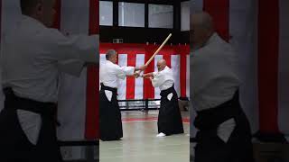 Nemoto sensei Demonstration in Iwama 2017 Aiki ken martialarts aikido kendo [upl. by Mossolb]