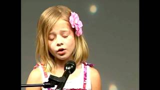 Jackie Evancho O Mio Babbino Caro June 2009 Singing Contest [upl. by Modnar578]