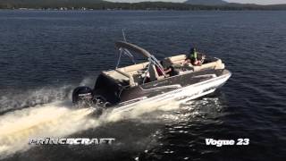 Princecraft  Vogue 23 2017  Ponton  Pontoon [upl. by Ehrman819]