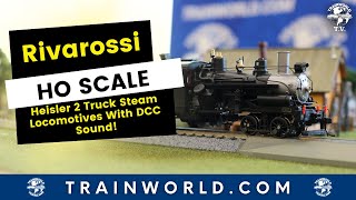 Ho Scale Rivarossi Heisler 2 Truck Steam Locomotives [upl. by Enaywd822]