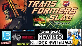 What NEW INFO was learned from the Transformers Hasbro Pulse Fanstream [upl. by Adnicaj]