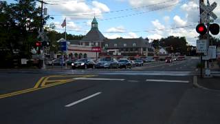 NJ Transit Train arrives and leaves Radburn Train Station with METX210 [upl. by Hashimoto]