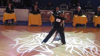 Nino Langella  Kristina Moshenskaya Cambrils 2013 WDSF GrandSlam latin final  rumba [upl. by Ellehsad]