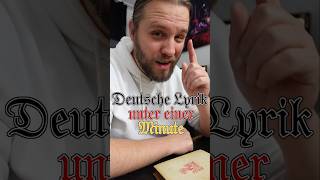 🇩🇪📖 unter 1 Minute💪🏻 №98 books deutsch booktok [upl. by Camfort632]