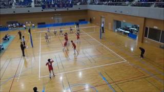 第２７回全九州女子選抜バレーボール大会 準決勝 東龍対聖和学院女子 [upl. by Akiwak]