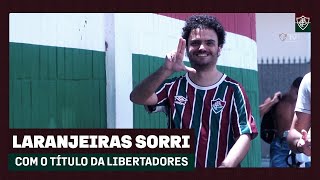 LARANJEIRAS SORRI BAIRRO DA SEDE TRICOLOR VIBRA COM O TÍTULO DA LIBERTADORES [upl. by Elleneg]