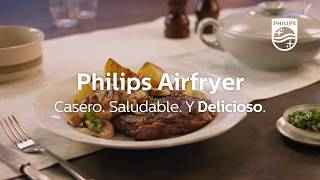 Tentador Bife de chorizo a la parrilla con papas rostizadas  PhilipsAirfryer XXLTastyPrimeRib ESP [upl. by Olifoet254]