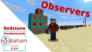 Redstone Fundamentals  Observer  Minecraft 1171 [upl. by Aztirak]