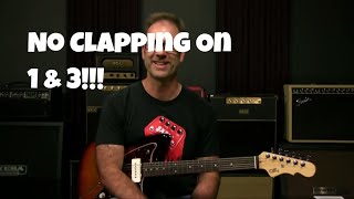 NO Clapping On 1 amp 3 [upl. by Llenna966]