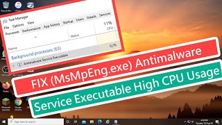 FIX MsMpEngexe Antimalware Service Executable High CPU Usage [upl. by Galer]