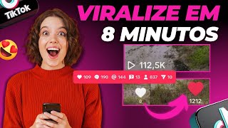 COMO VIRALIZAR RÁPIDO QUALQUER VÍDEO NO TIKTOK GANHE SEGUIDORES CURTIDAS E VIEWS [upl. by Elleined348]