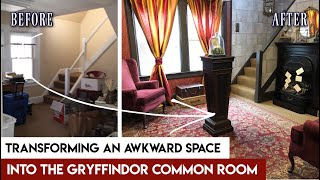 Creating a GryffindorInspired Common Room Inspired by Harry Potter How to Build amp Decorate Yours [upl. by Tselec]