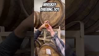 whiskey thieving 101 barrelproof bourbon whiskeythief drill thieves barrel [upl. by Giarg]