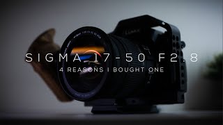 The Sigma 1750 F28  4 Reasons I Bought This Lens  Panasonic GH4 G85 with Viltrox Speedbooster [upl. by Annaek553]