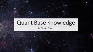 How to Become a Quant Core Topics [upl. by O'Neil]