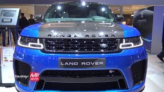 2019 Range Rover Sport SVR 50L V8 Super Charged 575ch  Exterior And Interior  2018 Paris [upl. by Morganstein]