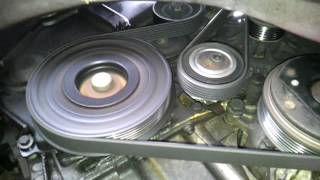 Whistling of drive belt  Peugeot 406 20 HDi [upl. by Akirret]