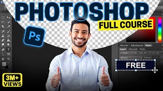 Adobe Photoshop Course for Beginners 12 Hours  Photoshop Tutorial for All Shapes amp Tools [upl. by Britney]