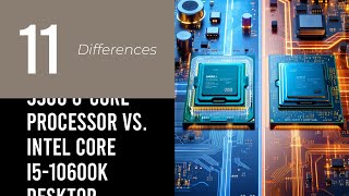 AMD Ryzen 5 5500 6Core Processor Vs Intel Core I510600K Desktop Processor [upl. by Ahsain]