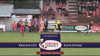 Brechin City vs Raith Rovers [upl. by Jeritah]