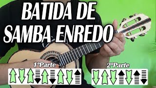 Batida de Samba Enredo completa Para Iniciantes  Como tocar Cavaquinho [upl. by Madeline]