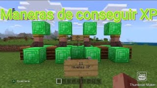 Como conseguir xp en minecraft rápido y facil [upl. by Dorkus]