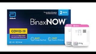 BinaxNOW at home Covid19 Testing Kit Walgreens Purchase [upl. by Dionisio]