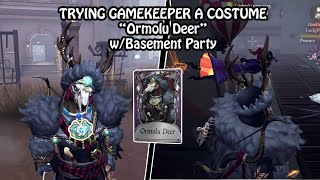 Gamekeeper new A Costume quotOrmolu Deerquot gameplay  Identity V [upl. by Atsirhcal]