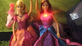 Barbie Diamond Castle DeliaLiana and Alexa singing German and Carriage Music [upl. by Qiratla192]