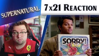 Supernatural 7x21 quotReading Is Fundamentalquot Reaction [upl. by Ayerf]