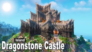 Minecraft How to build a Dragonstone Castle  Game of Thrones  Tutorial part1 [upl. by Onek455]