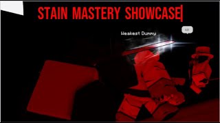 NEW Stain MASTERY Showcase  Heros Battlegrounds [upl. by Eelsel]