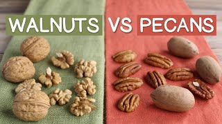 Benefits of Walnuts Vs Pecans Differences and Similarities [upl. by Bruell]