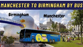 Manchester to Birmingham on Megabus 🚌 Scenic Journey🌳 Road Trip Vlog 🚍 UK coach travel Must Watch [upl. by Ettezil]