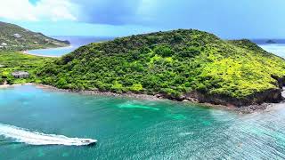 4K HDR Cockleshell Bay Beach St Kitts [upl. by Hinkel]