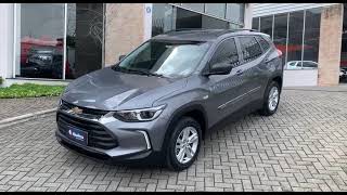 Chevrolet TRACKER 10 Turbo 12V Flex Aut  Cinza  2021 [upl. by Tiduj]