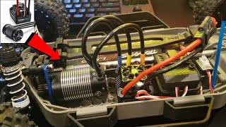 Hobby Wing MAX 10 SCT WP3660SL 4000kv Motor Install And Test Run  Traxxas Slash 4x4 Upgrade [upl. by Simonne]