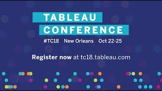 Tableau Conference 2018 [upl. by Brass]