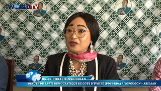 Conférence de Dr Euphrasie N’Guessan député du PDCIRDA à Yopougon sur l’actualité en Côte d’Ivoire [upl. by Vittoria840]