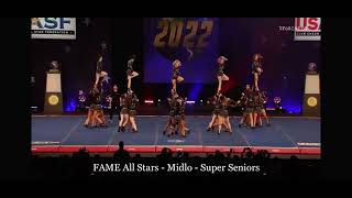 FAME super seniors worlds day 1 [upl. by Oflodor]