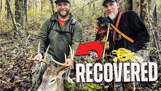 Dog Tracks Buck 14 Hours After Shot in West Virginia  The Recovery Episode 7 [upl. by Annoval769]