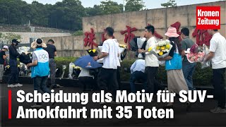 Scheidung als Motiv für SUVAmokfahrt mit 35 Toten  kronetv NEWS [upl. by Briney545]