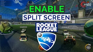 How to enable split screen in Rocket League [upl. by Dickson]