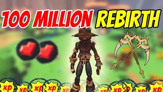 LEVEL 100 MILLION REBIRTH  NEW RECORD  Roblox Giant Simulator [upl. by Coppock]