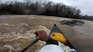 Whitewater Canoeing And Attaining Up Rapids [upl. by Vilma]