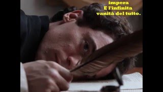 Giacomo Leopardi A SE STESSO  Le videopoesie di Gianni Caputo [upl. by Bonns]