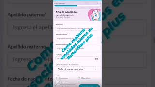como registrar asociadas en la aplicación de Betterware plus [upl. by Marozik976]