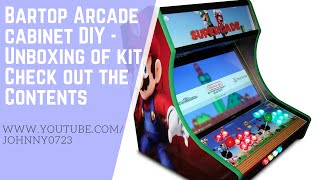 Bartop Arcade Cabinet Deluxe from Game Room Solutions  Unboxing [upl. by Bernstein927]