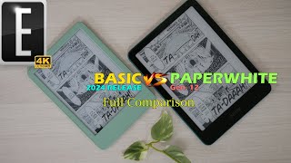 Amazon Kindle Paperwhite Gen 12 vs Kindle Matcha Comparison [upl. by Wessling]