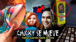 Este MUÑECO CHUCKY SE MUEVE SOLO y HABLA SIN USAR PILAS  EL ATERRADOR CASO DE IVAN en TikTok [upl. by Kurtzman]